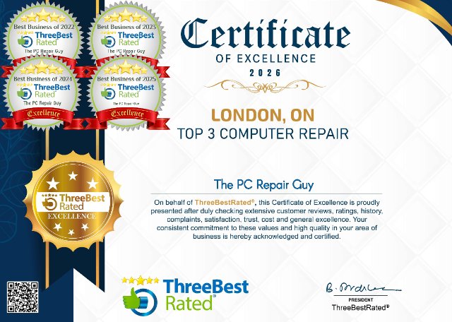 Three Best Rated — Top 3 Computer Repair London ON